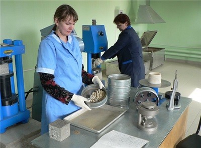 Испытание щебня